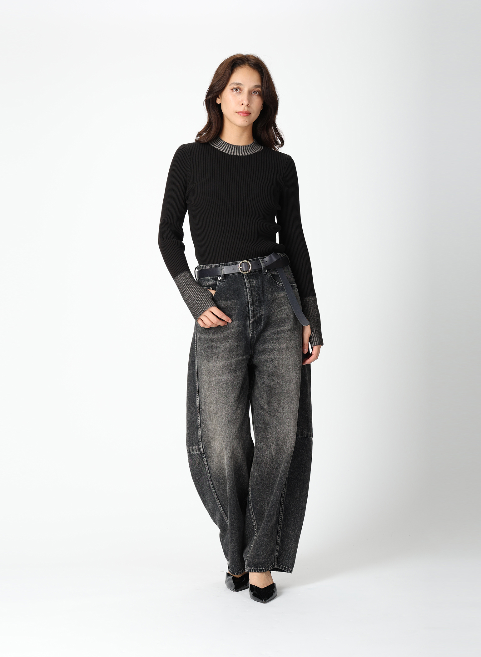 BICOLOR RIB KNIT アイテム詳細｜DENHAM（デンハム）日本公式